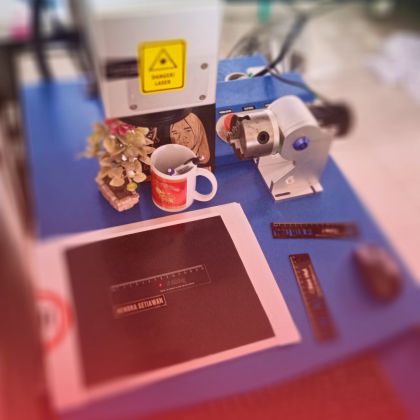 Laser engraving gravir