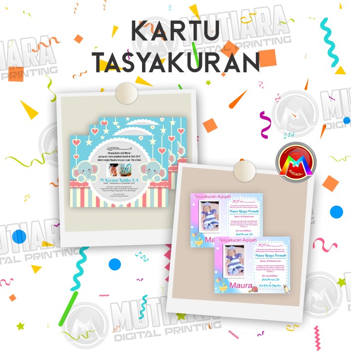 Mutiara Digital Printing - Undangan Tasyakur