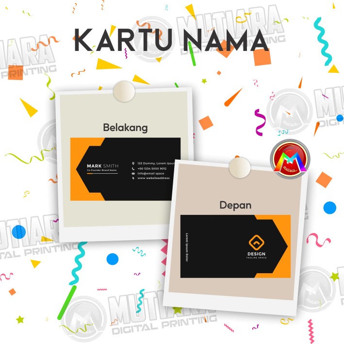 Mutiara Digital Printing - Kartu Nama