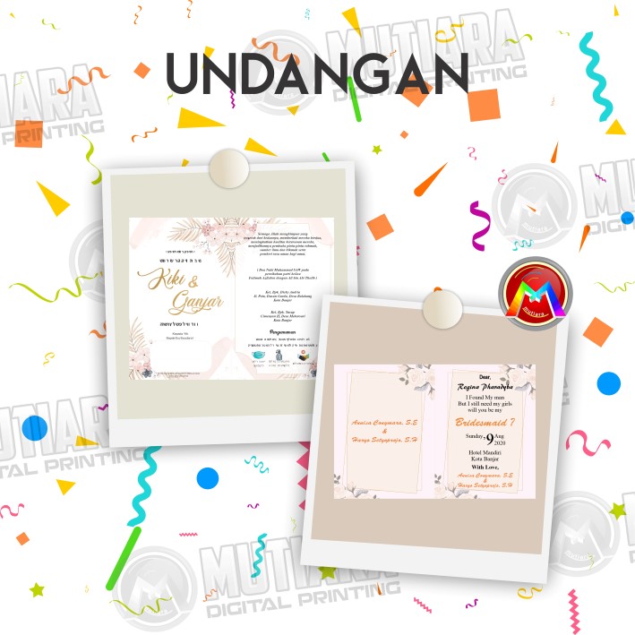 Mutiara Digital Printing - Undangan